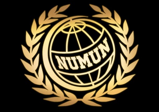 NUMUN Logo with Laurel Wreath